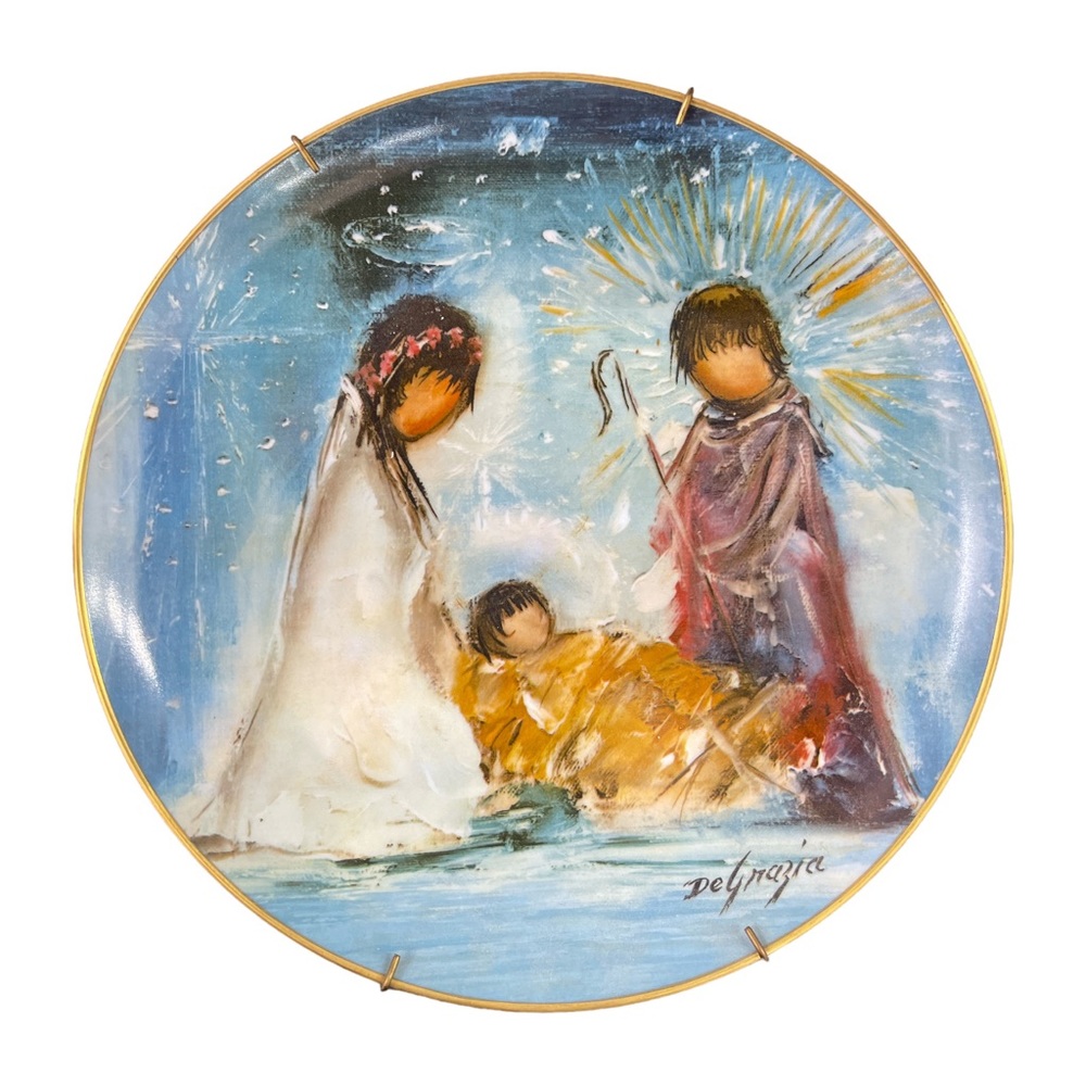 The De Grazia - The Nativity, The Holiday Series Collector Plate - 1909